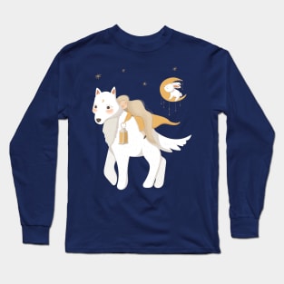 Wolf and girl Long Sleeve T-Shirt